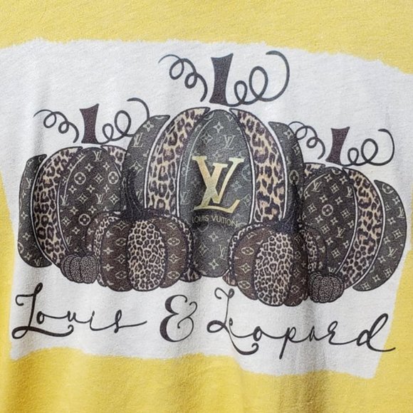 Leopard Print Pumpkin Lv Tshirt | Poshmark